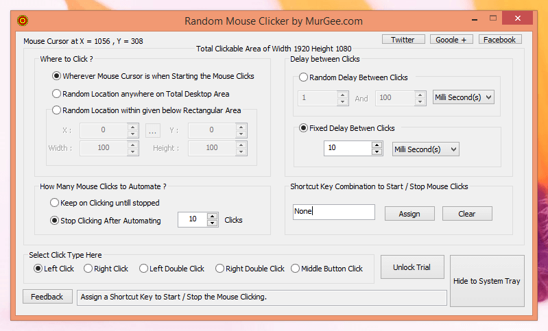 random mouse clicker by murgee